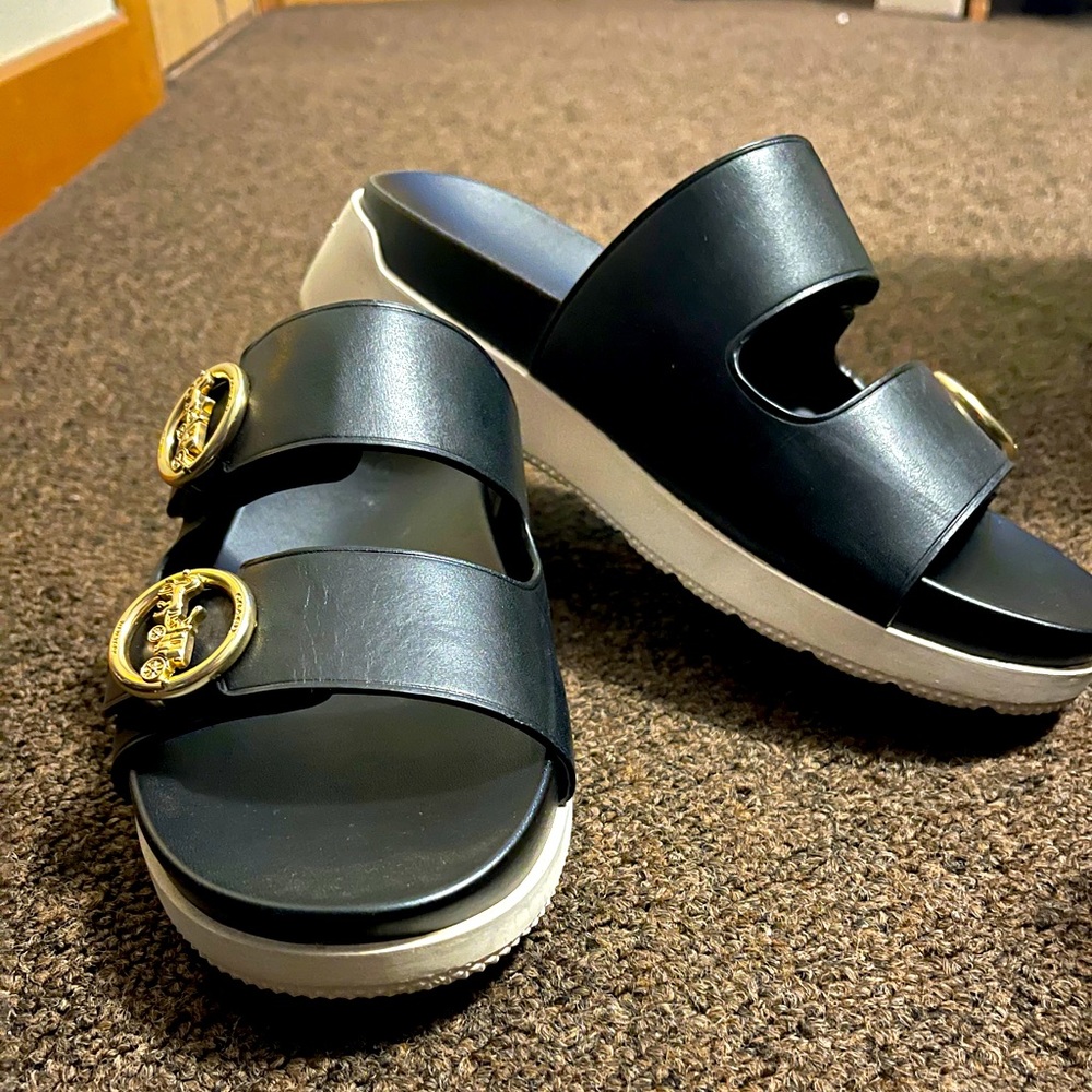 Coach Gable leather sandal